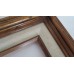 Set Pair 2 Matching Wood Picture Frame with Natural Linen Liner 10 x 12   202403490515